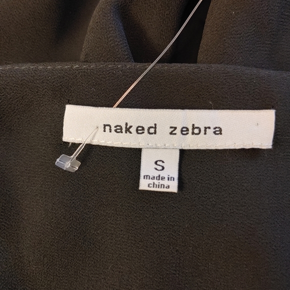 Naked Zebra Black Dress - Picture 3 of 4